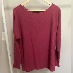 Staccato Mauve Longsleeve Knit Blouse size large new with tags